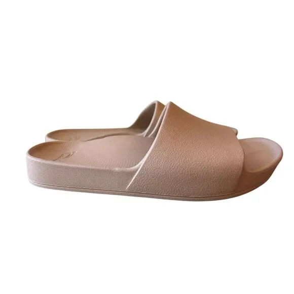 Archies Arch Support Slides Tan Unisex women's size 5 men's 4 - Picture 3 of 7
